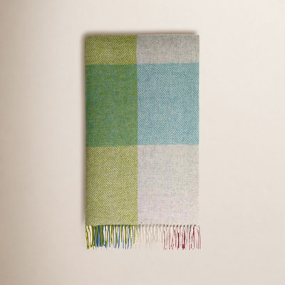 Shetland Wool Throw/Blankets Hand Woven Blanket