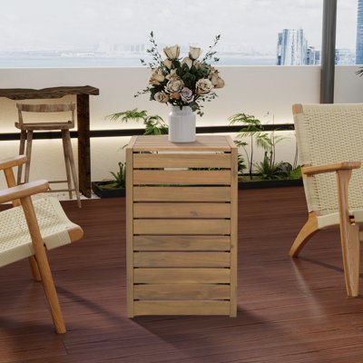 24.48" H Solid Wood End Table