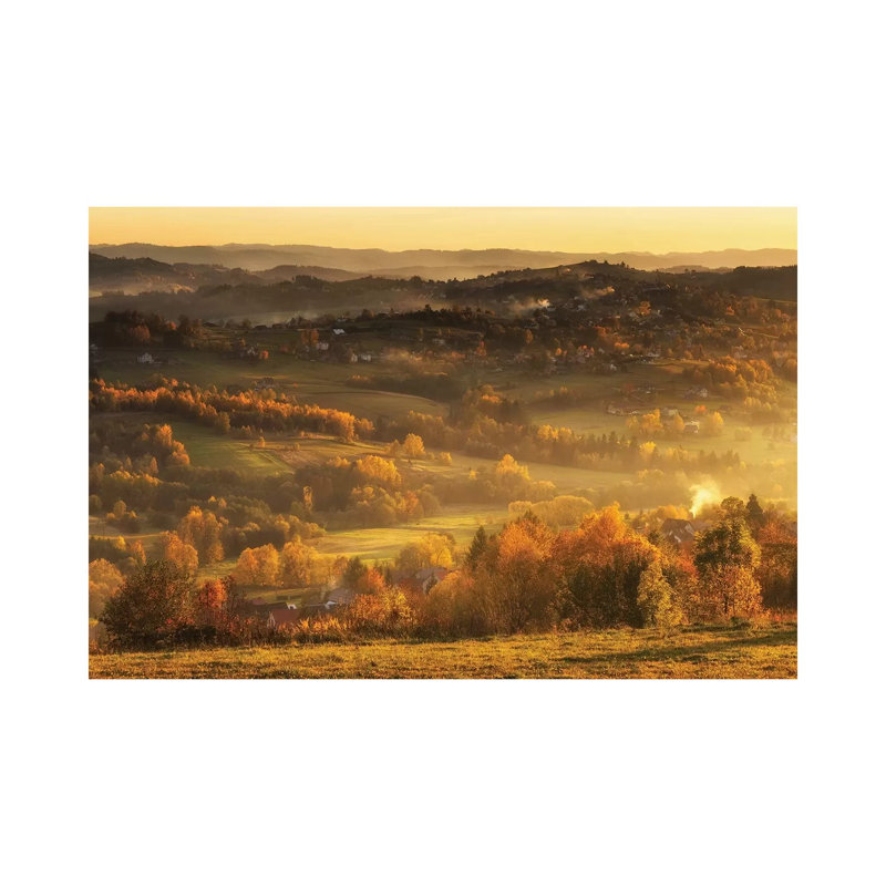 Autumn - Beskid Mountains - Poland 1 Piece Wrapped Canvas Wall Art, 101.6 cm H x 66.04 cm W x 3.175 cm D