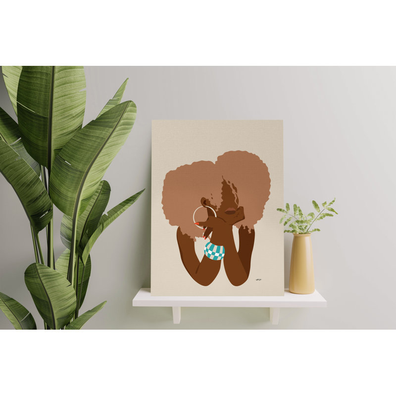 «Precious - African American Woman» par Ify Ojo, impression sur toile tendue, H 12 po x l 18 po x P 3 po