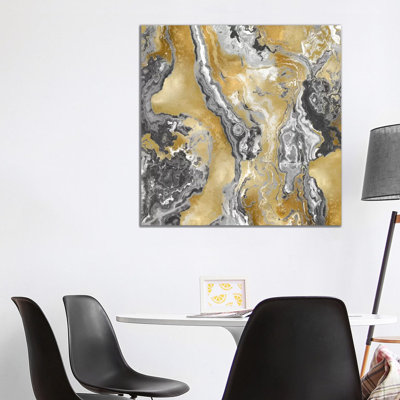 Onyx Grey by Danielle Carson - Wrapped Canvas Painting
