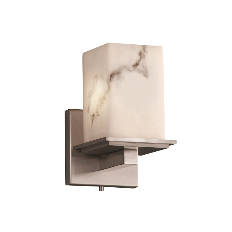 Appliquee à bras en nickel brossé 1 lumières Aisea
