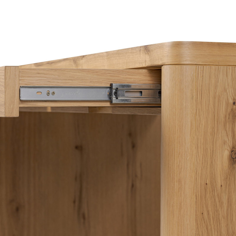 Novella Writing Desk-Natural Oak Veneer Thick Random