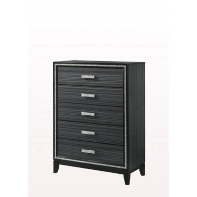 Commode de style moderne avec finition noire