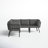 Modway Riverside 5 Piece Outdoor Patio Aluminum Sectional-848919795-848919793