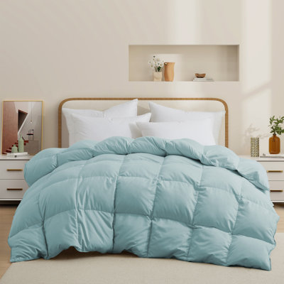 All Season Down Feather Fiber Comforter Duvet Insert with 8 Corner Tabs