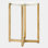Ice Block Glass End Table
