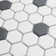 Gotham Hexagon 1" x 1" Porcelain Mosaic Tile