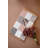 Kalalou Rectangle Checkered Serving Board in Marble and Wood 12" H