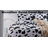 3 Pieces Duvet Cover Set, 100% Brushed Microfiber Cow Printed Comforter Cover Set with Ties - NTBAY-50028008