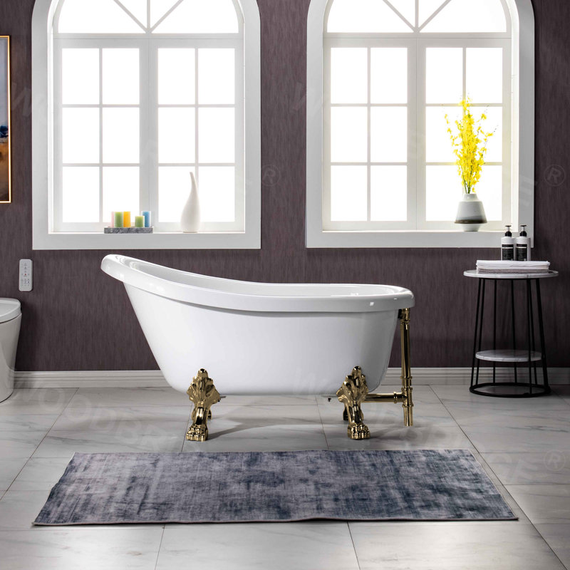 Baignoire de trempage 54 po. X 31 po., Or poli