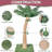 40-Inch Tall Cat Scratching Post With Interactive Balls & Leafy Design, Natural Sisal Cat Scratcher For Claw Health, Stylish Cat Tree For Active Play, Multi-Combinable Fun For Kittens & Adult Cats