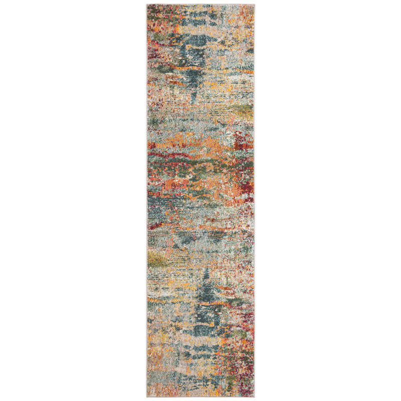 Mcauliffe Abstract Area Rug, Runner 66 x 183cm