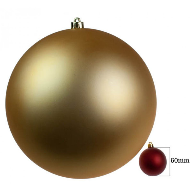 30cm Bauble, Gold