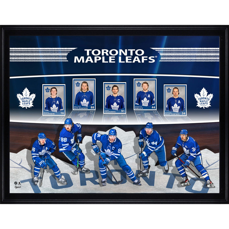 «Toronto Maple Leafs», collage de cartes encadrées