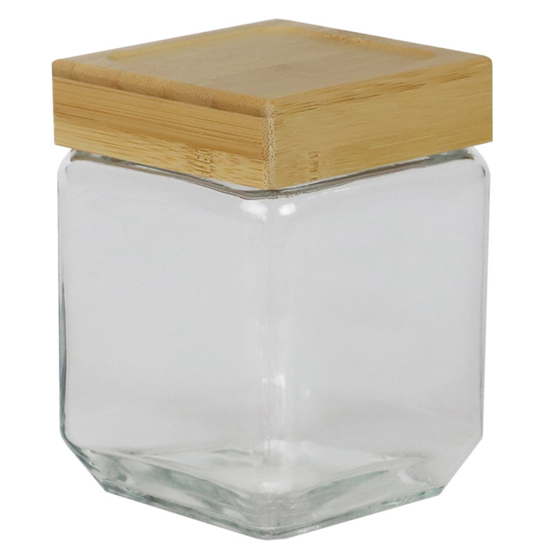 Pot de cuisine et pots de rangement, H 6 po x l 4,25 po x P 4,25 po