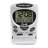 Digital Quartz Movement / Crystal Tabletop Clock with Alarm in Silver