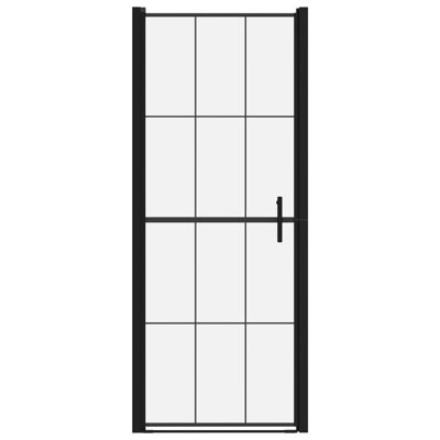 Jenks 318.9mm W x 767.7mm H Pivot Framed Shower Door with Clear Glass