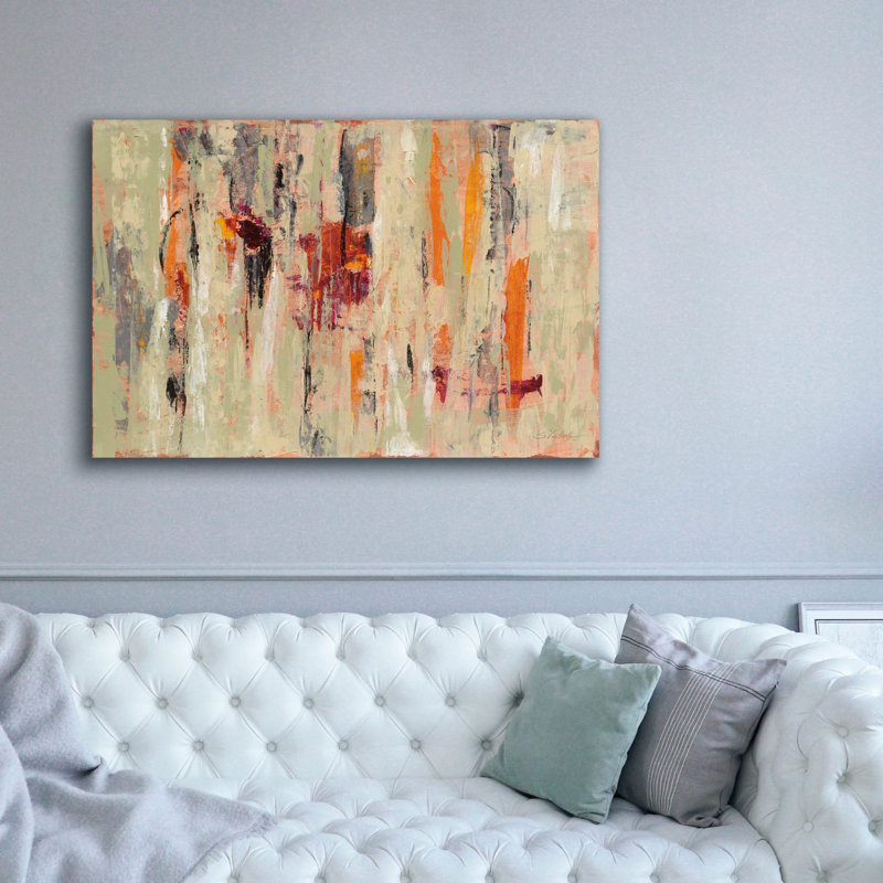 «Graffiti Wall I» par Silvia Vassileva, art mural sur toile, H 40 po x l 60 po x P 1,5 po