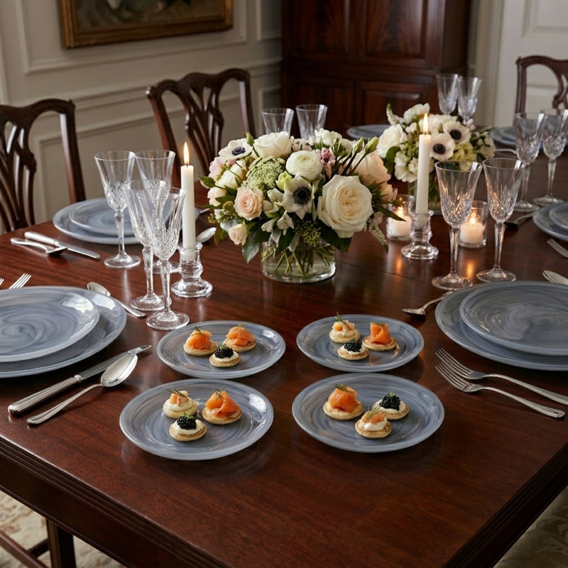 Glass Dinnerware Set 12 Piece - Service for 4