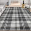 Tapis gris foncé à tissage plat Kehr-88979017