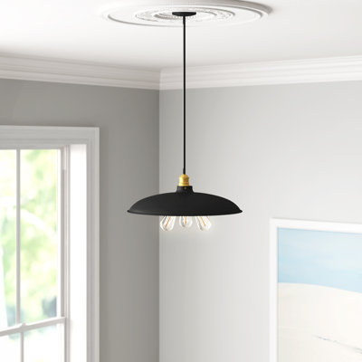 Luminaire suspendu en forme de dôme unique à 3 lumières Ingrid
