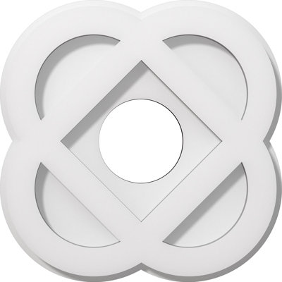 Charlotte Architectural Grade PVC Contemporary Ceiling Medallion 3" Inside Diameter