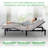 Linklater Zero Gravity Adjustable Bed with Massage and Wireless Remote, 10'' Memory Foam Mattress Include-290149614