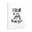 I Will Be With You - Wrapped Canvas Print