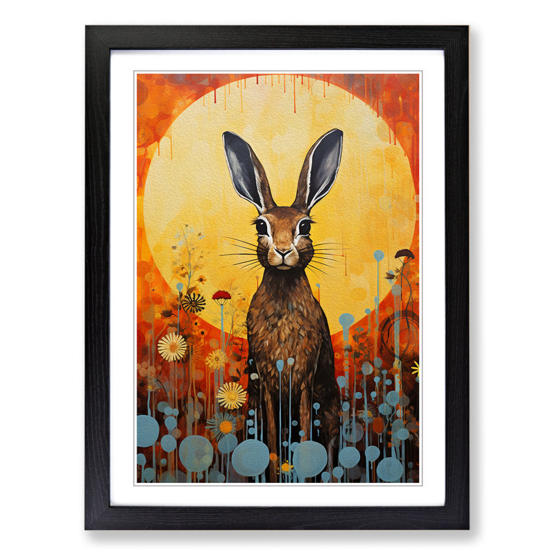 Hare Expressionism - Framed Print