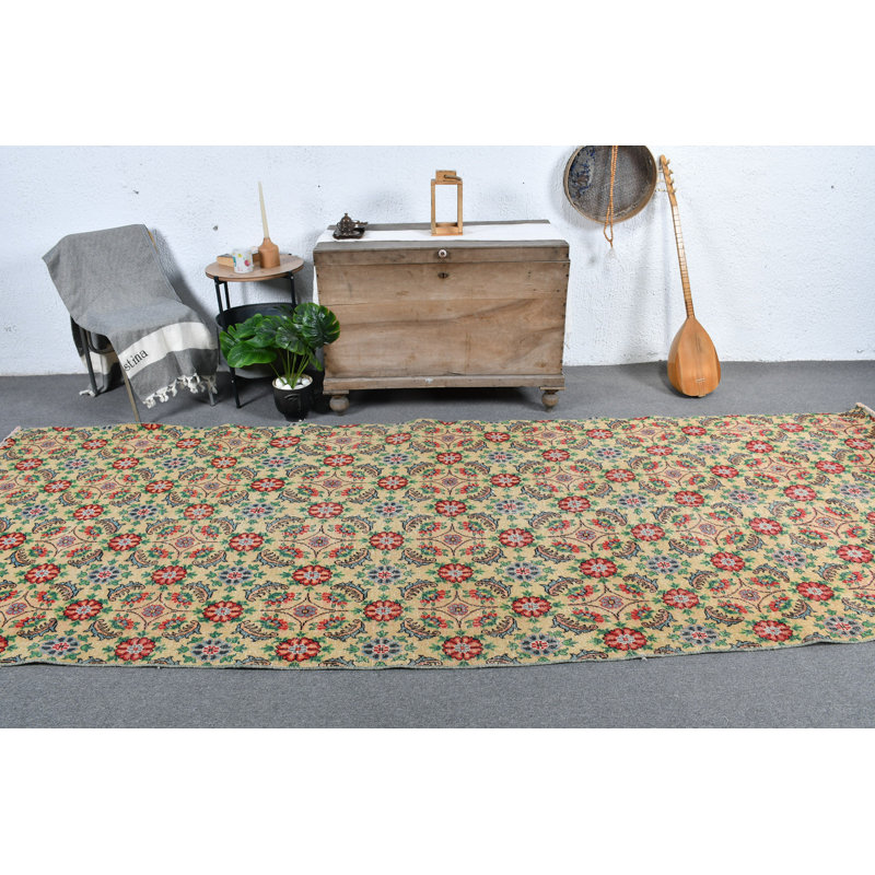 Tapis de couloir turc brun Anatolian