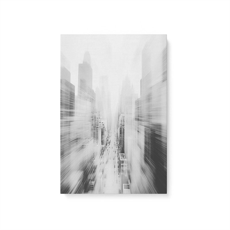 Urban Pulse, 12" H x 18" W x 1.25" D, Wrapped Canvas