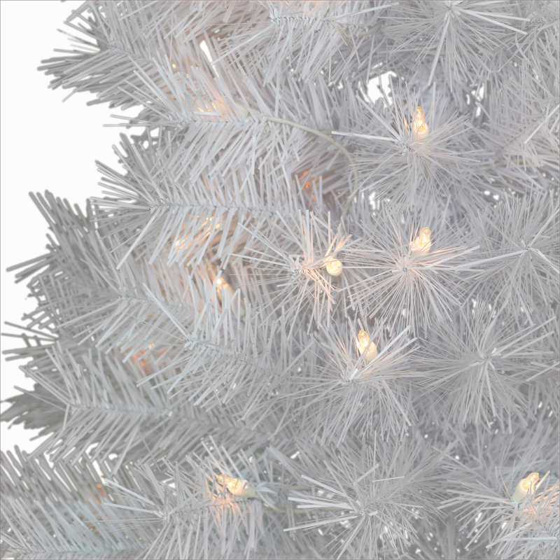 Guenot 3' Lighted Artificial Fir Christmas Tree