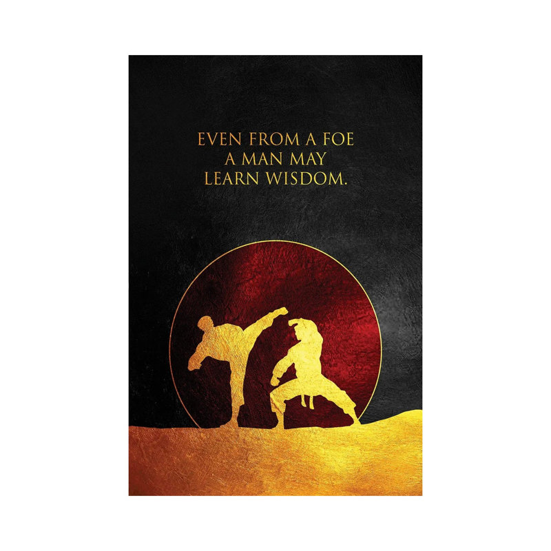 Learn From Everyone by Adrian Baldovino - Wrapped Canvas Print, 20.32 cm H x 30.48 cm W