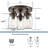 Morghan Glass Flush Mount