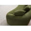 Canapé à compression, style moderne courbé pour petits espaces et appartements, chenille 30D sans assemblage, 3 coussins décoratifs