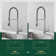 Single Handle Pull Down Kitchen Faucet with Touchless Sensor and Deck Plate
