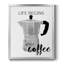 Begins After Coffee, toile encadrée de qualité supérieure - prête à être accrochée-1548004145-1548004146
