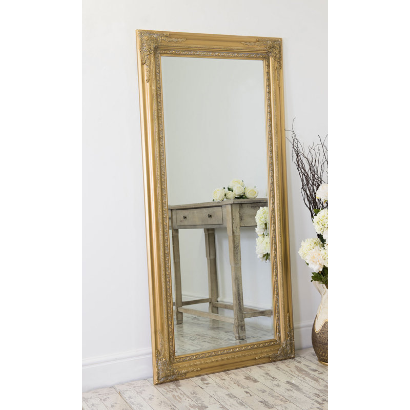 Zaragosa Wood Flat Floor Mirror