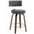 Gray Seat/ Brown Frame