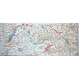 Transitional One-of-a-Kind Runner 4 X 5'10" Hand Knotted Area Rug