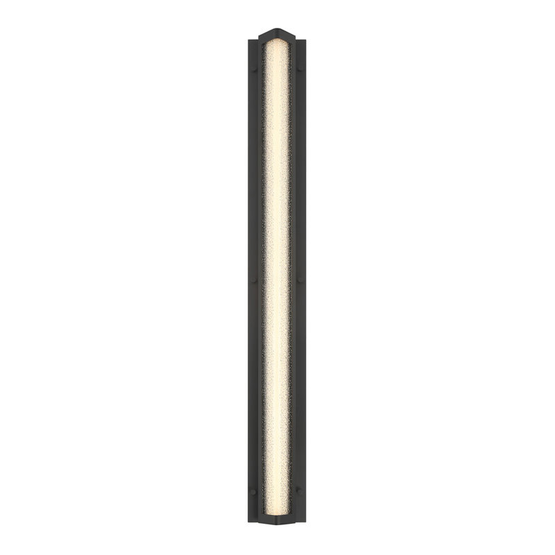 Hy50, Outdoor, 40", Sand Black, Clear Textured Glass, 40"