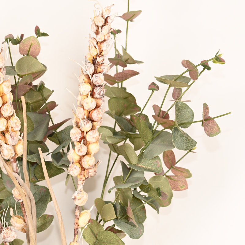 Arrangement floral de 36 po de style campagnard artificiel d'automne pour remplissage de vase, longues branches de tige en fausse feuille de fleur pour la décoration de table de salle à manger de fête de mariage