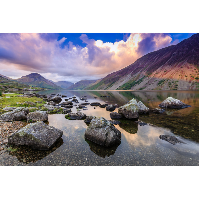 Wastwater In The Lake District by Dimaberkut - Wrapped Canvas Print, 30cm H x 46cm W x 3.8cm D