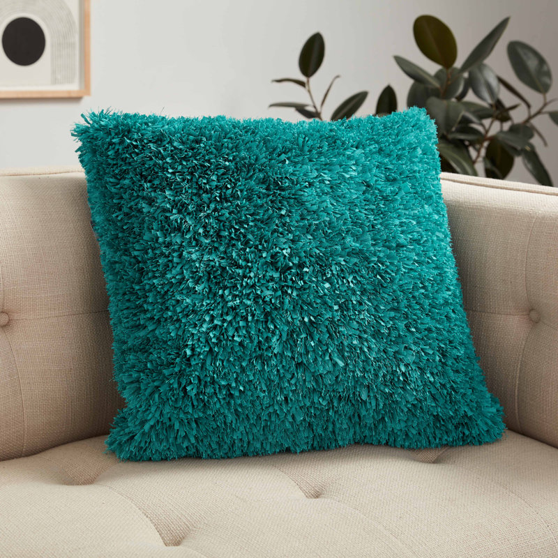 Reversible Pillow Cover, 22" x 22", Peacock