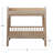 Rattan and Bamboo Console Table with Shelf-1133241681
