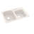 33'' L Double Bowl Solid Surface Kitchen Sink-38293752-38293763