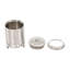 Round Stainless Steel Charcoal Fire Pit