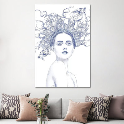 Blue Summer by Jenny Rome - Print on Canvas