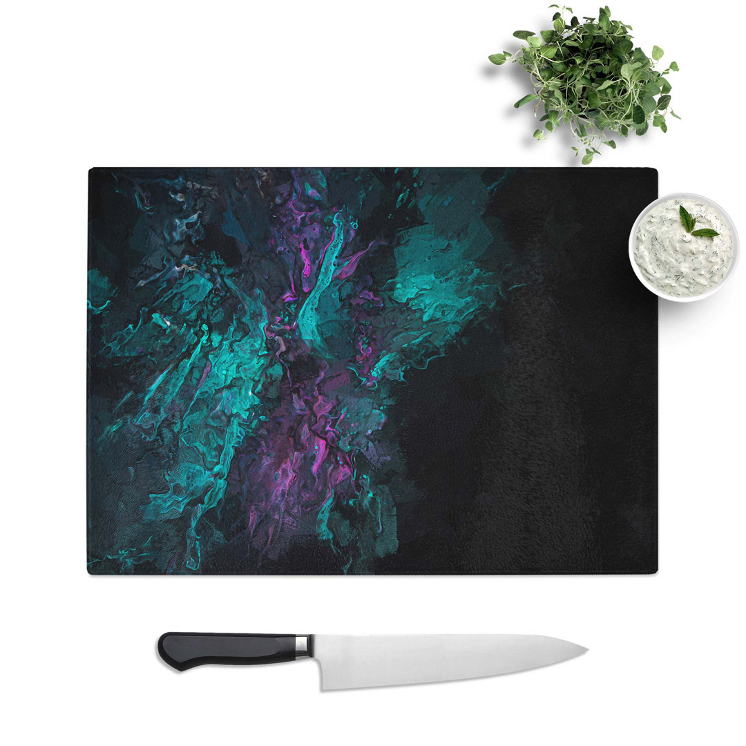 Glass Lonely Love in Abstract Chopping Board